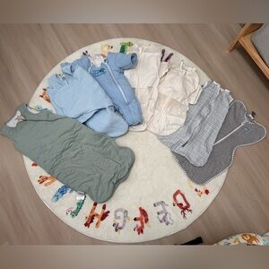 Bundle of Baby Sleep Sacks/Swaddles